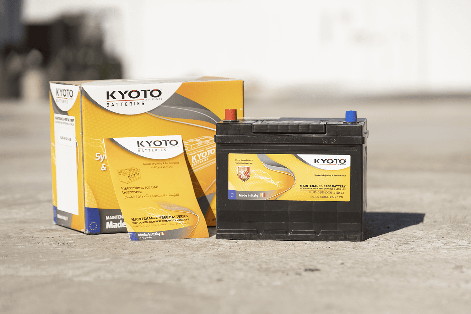 Аккумулятор 60Ah, L, KJB-060-D26-JIS(L)