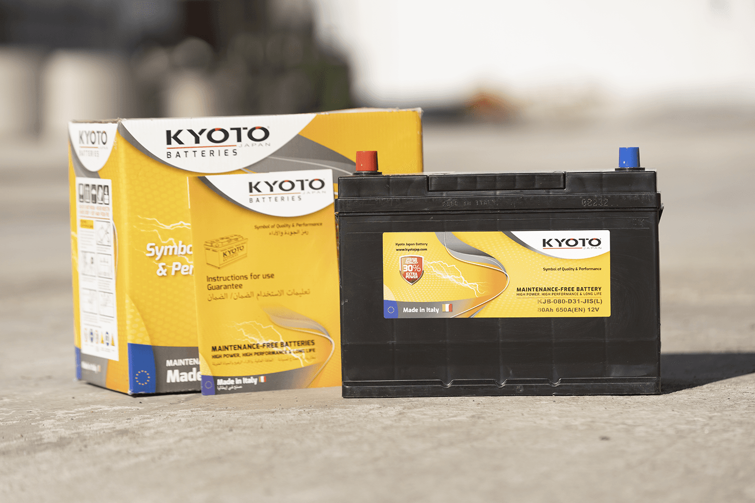 Аккумулятор 80Ah, L, KJB-80-D31-JIS(L)