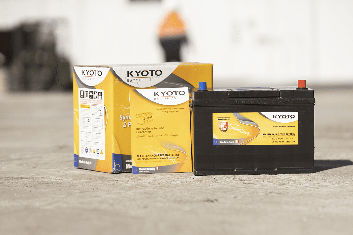 Аккумулятор 90Ah, R, KJB-80-D31-JIS(L)