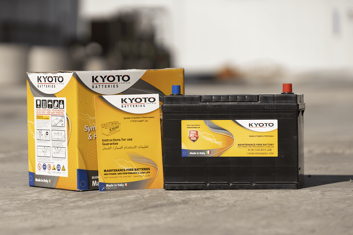 Аккумулятор 100Ah, R, KJB-80-D31-JIS(L)